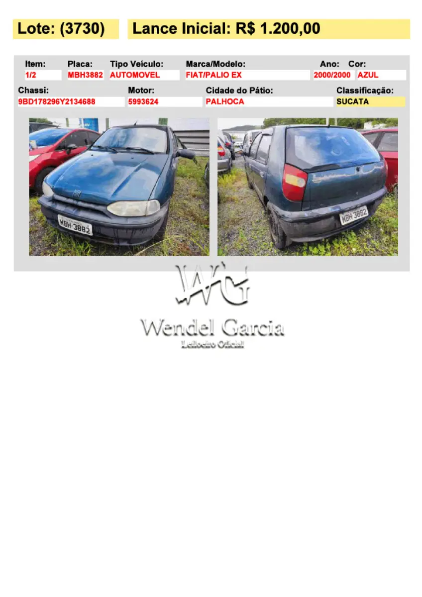 LOTE 3730