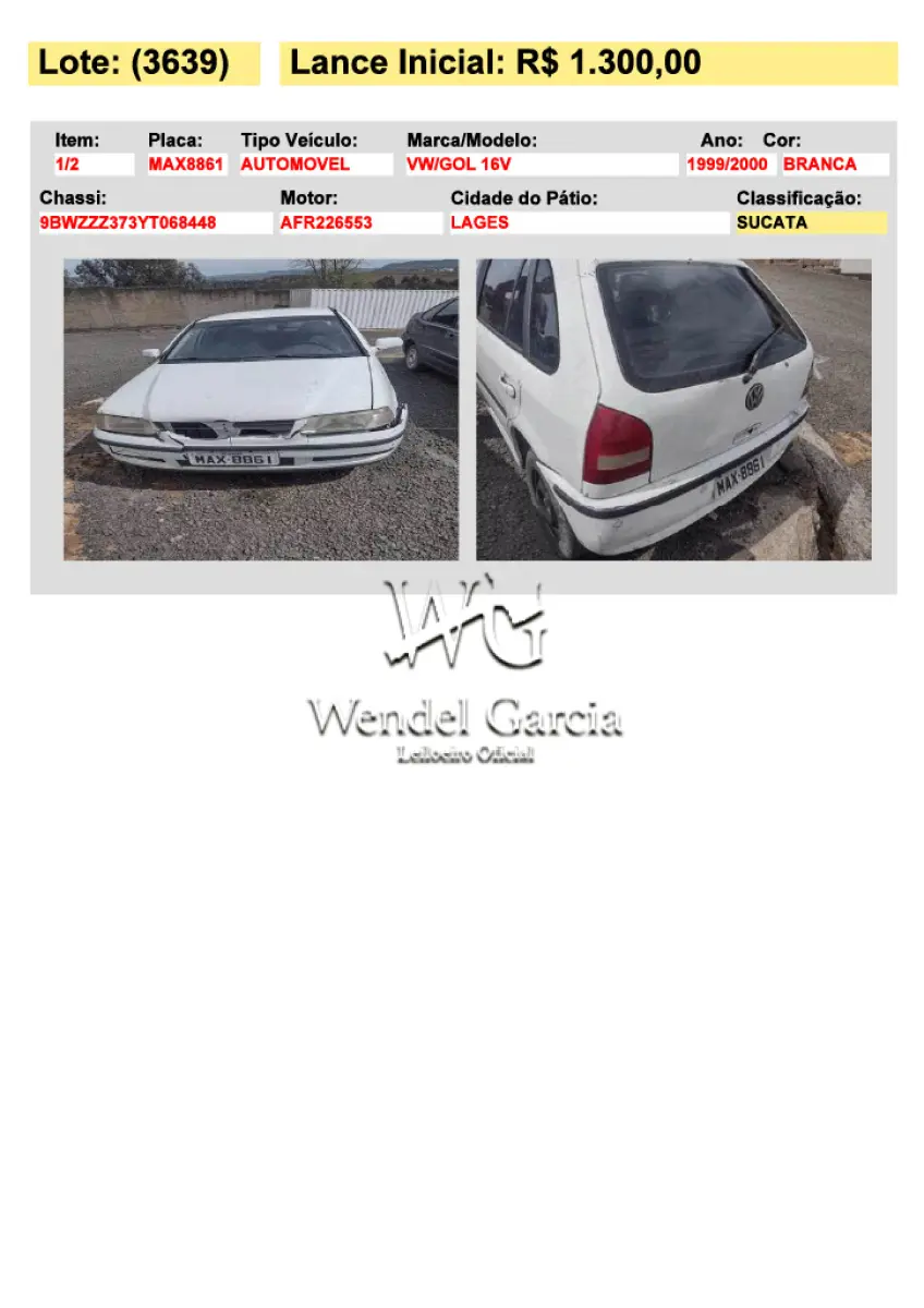 LOTE 3639