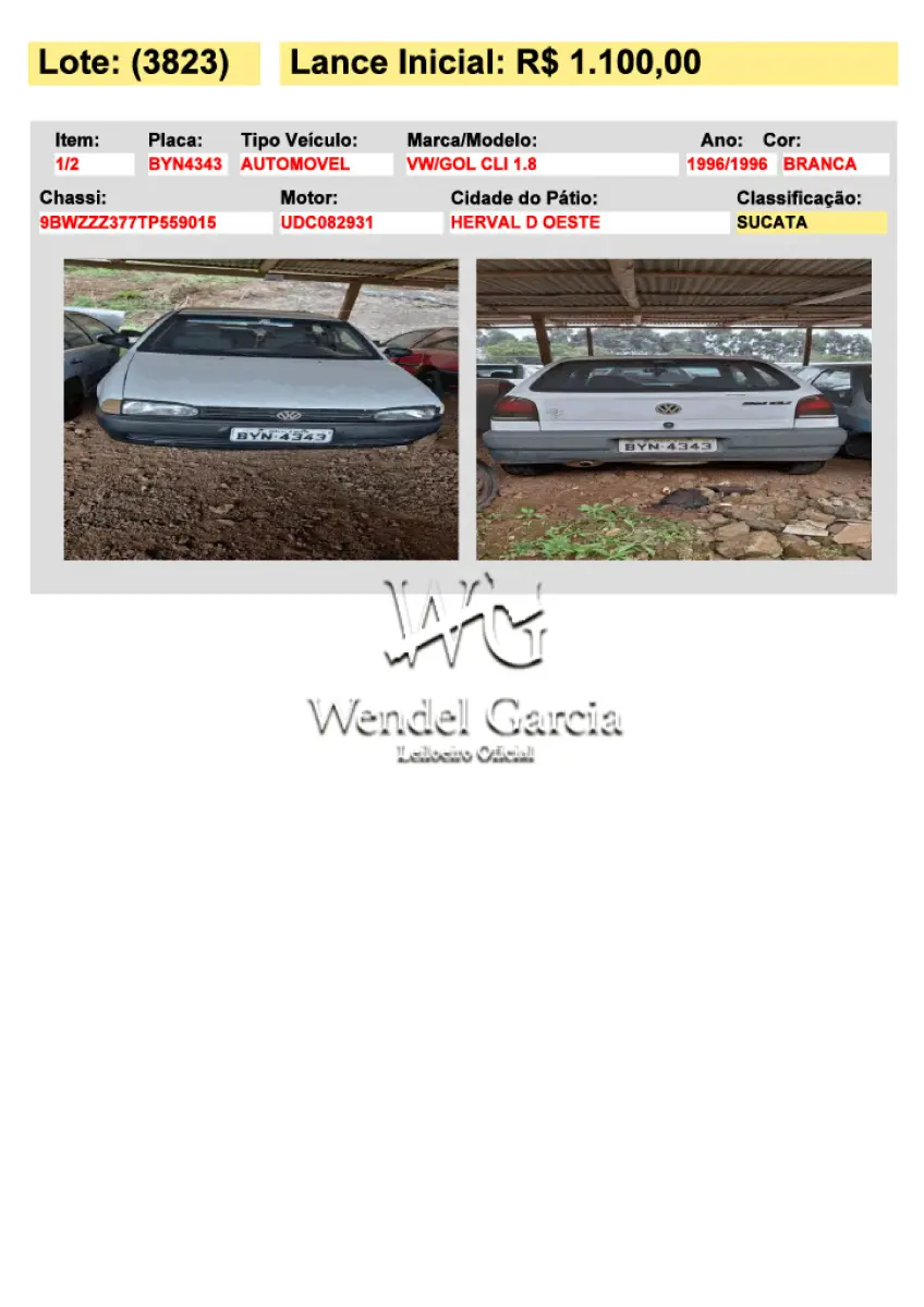 LOTE 3823