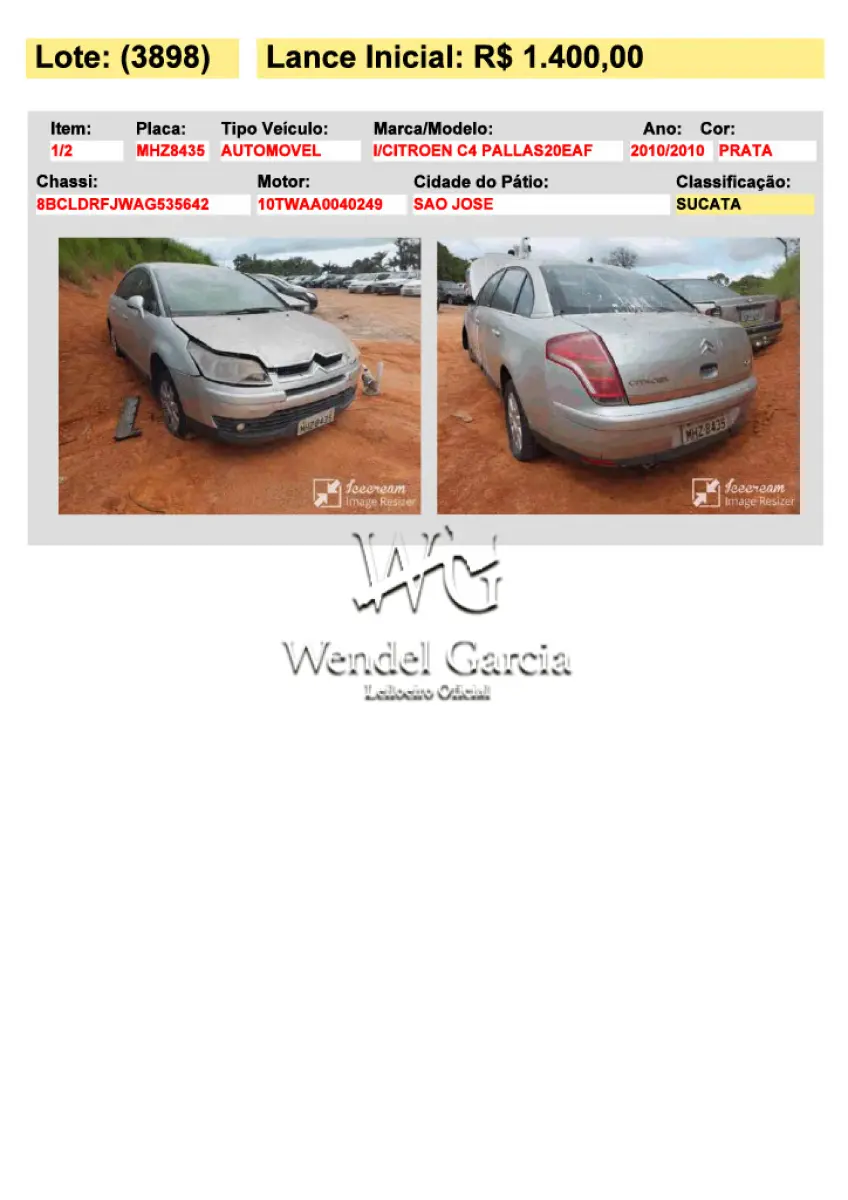 LOTE 3898