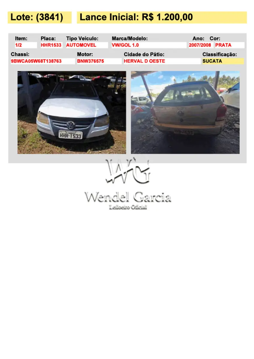 LOTE 3841
