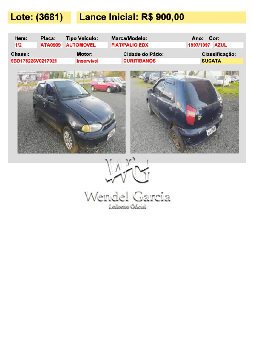 LOTE 3681