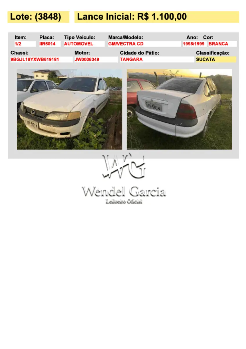 LOTE 3848