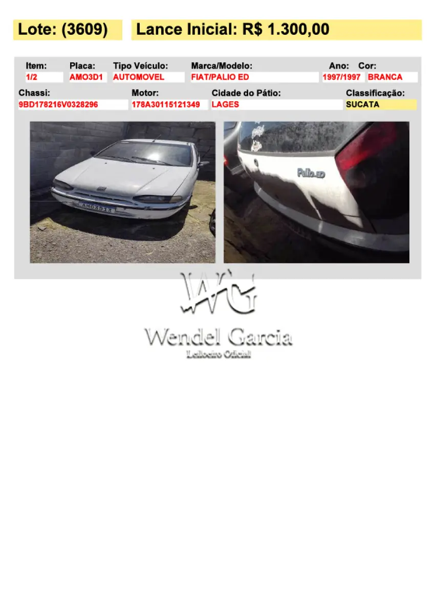 LOTE 3609