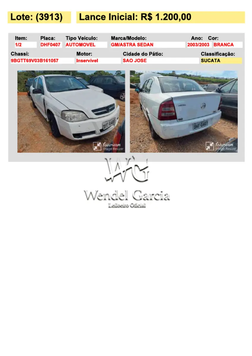 LOTE 3913