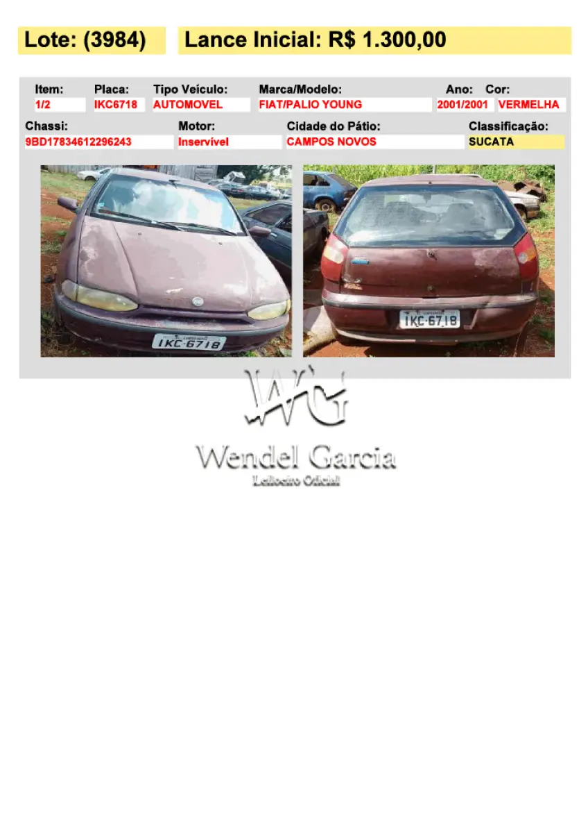 LOTE 3984