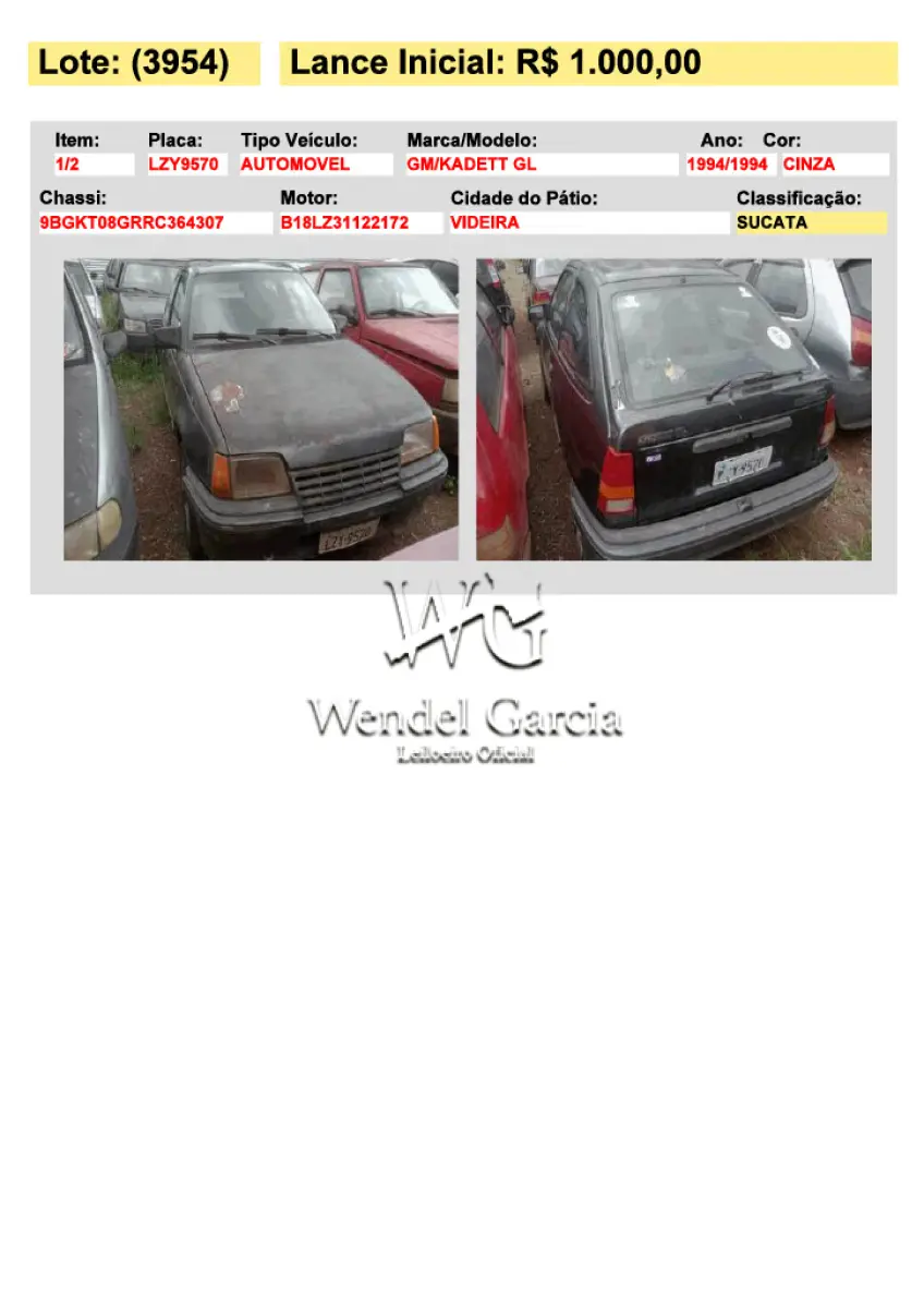 LOTE 3954