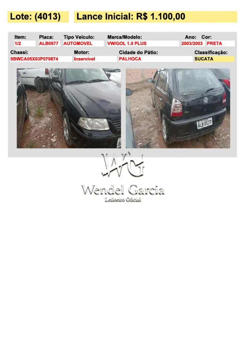 LOTE 4013