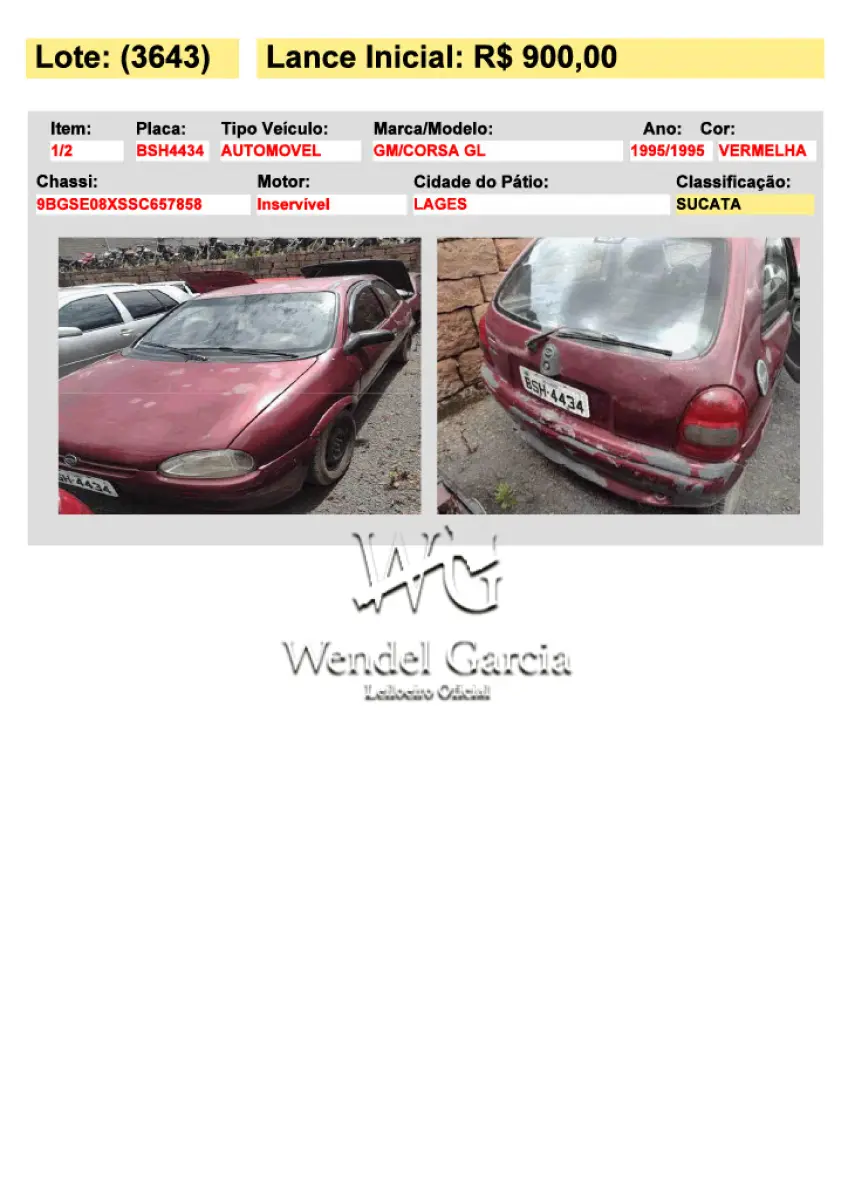 LOTE 3643