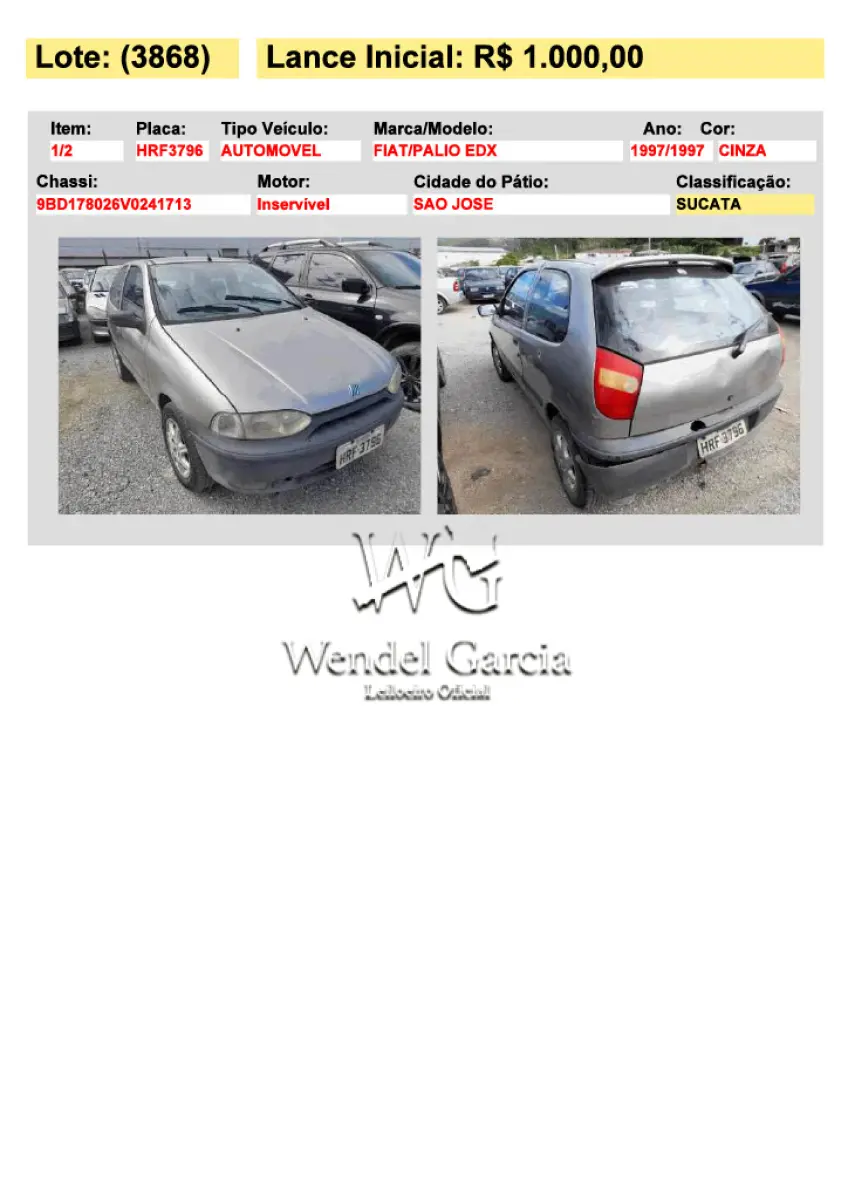 LOTE 3868