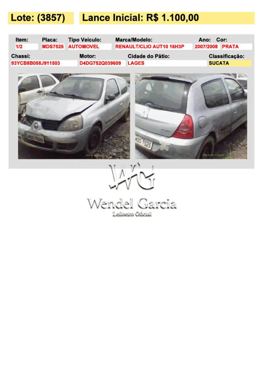 LOTE 3857
