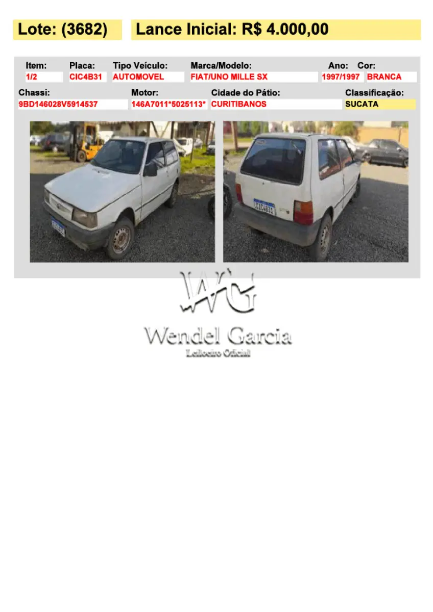 LOTE 3682
