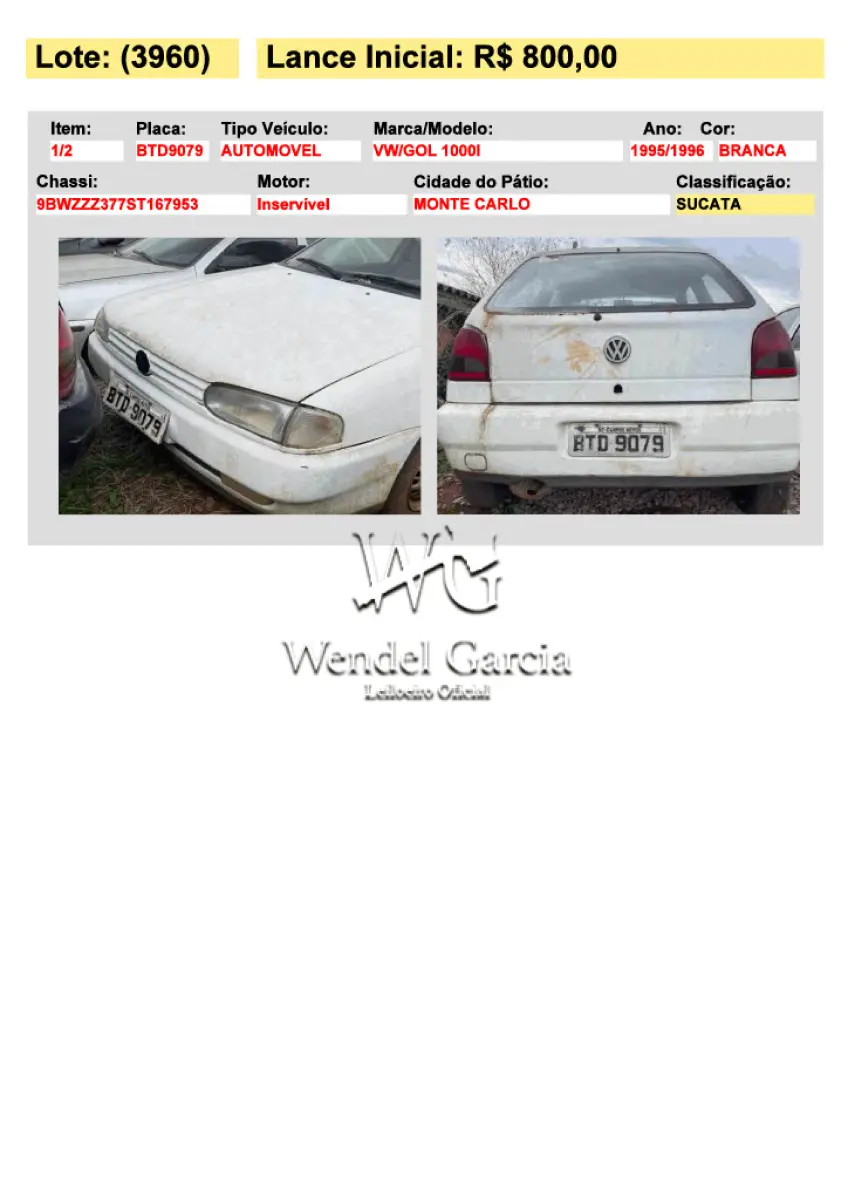 LOTE 3960
