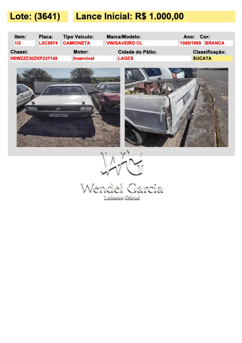 LOTE 3641