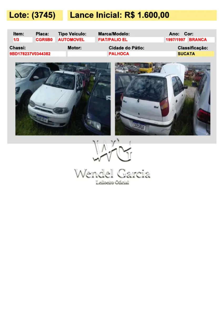 LOTE 3745