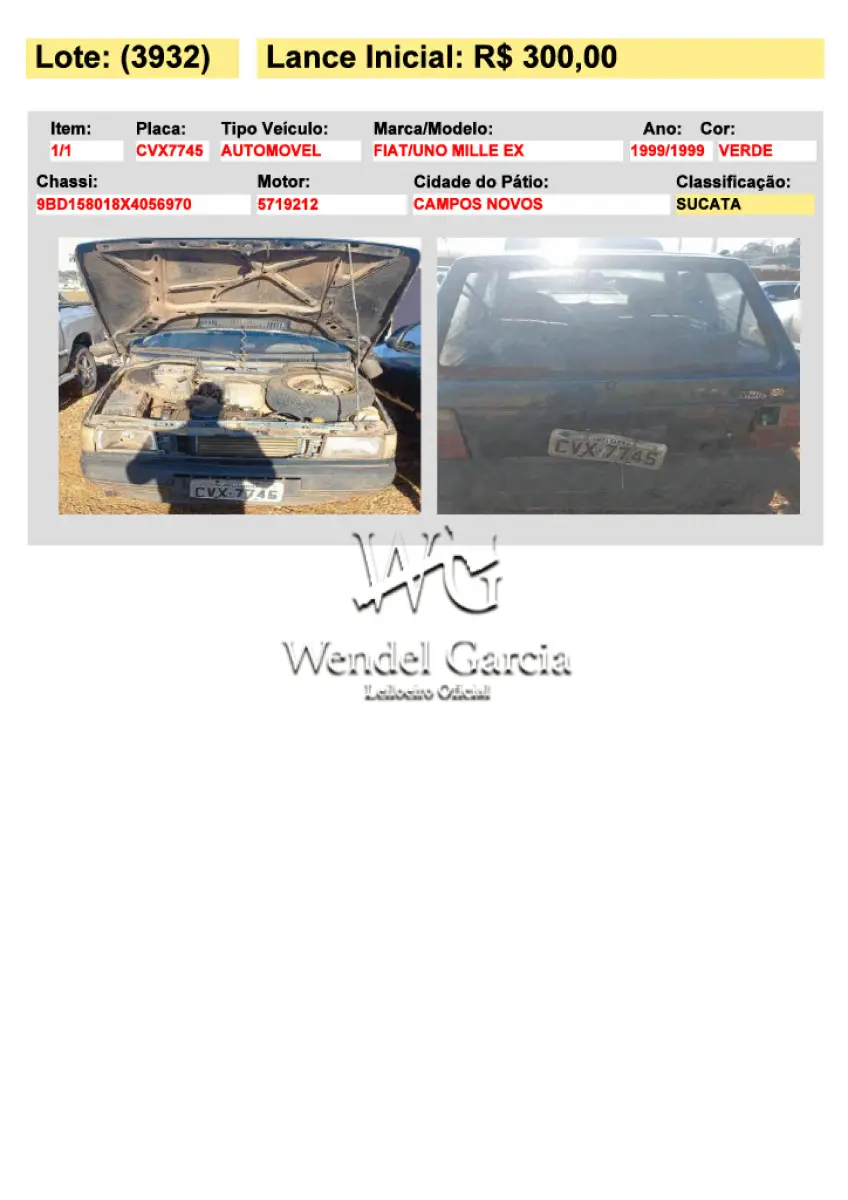 LOTE 3932