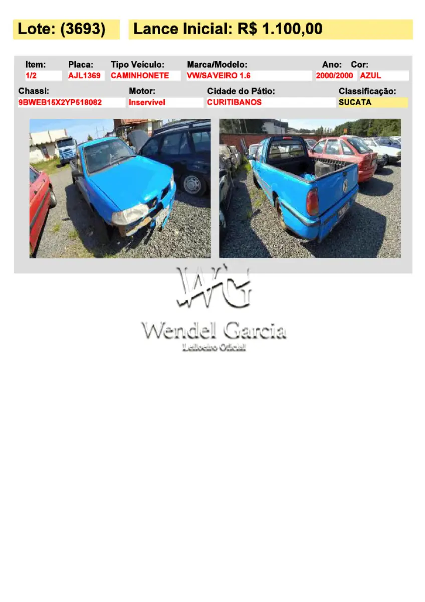 LOTE 3693