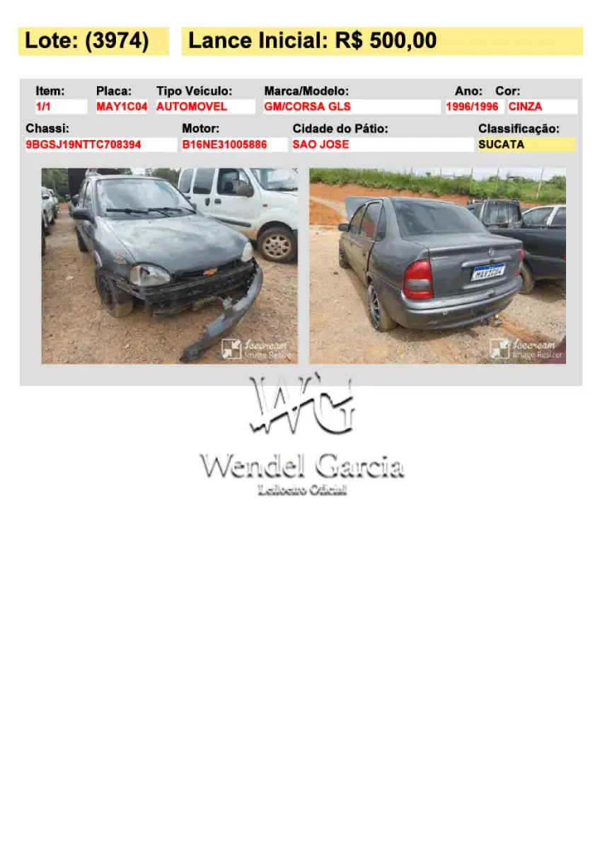LOTE 3974