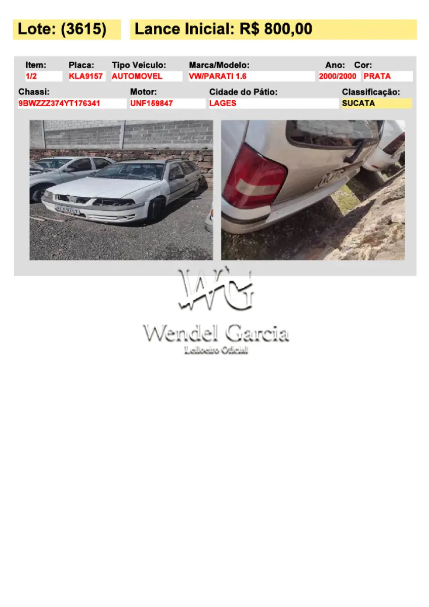 LOTE 3615
