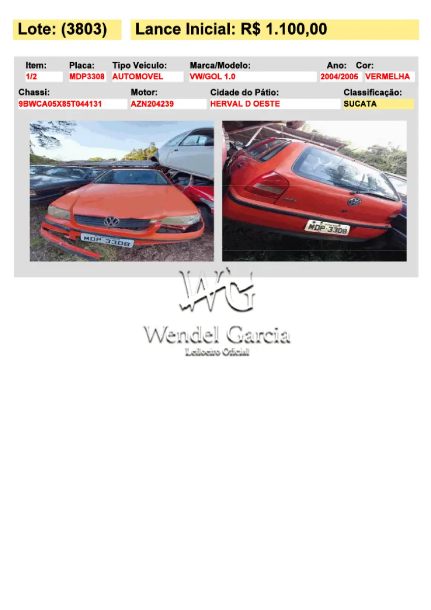 LOTE 3803
