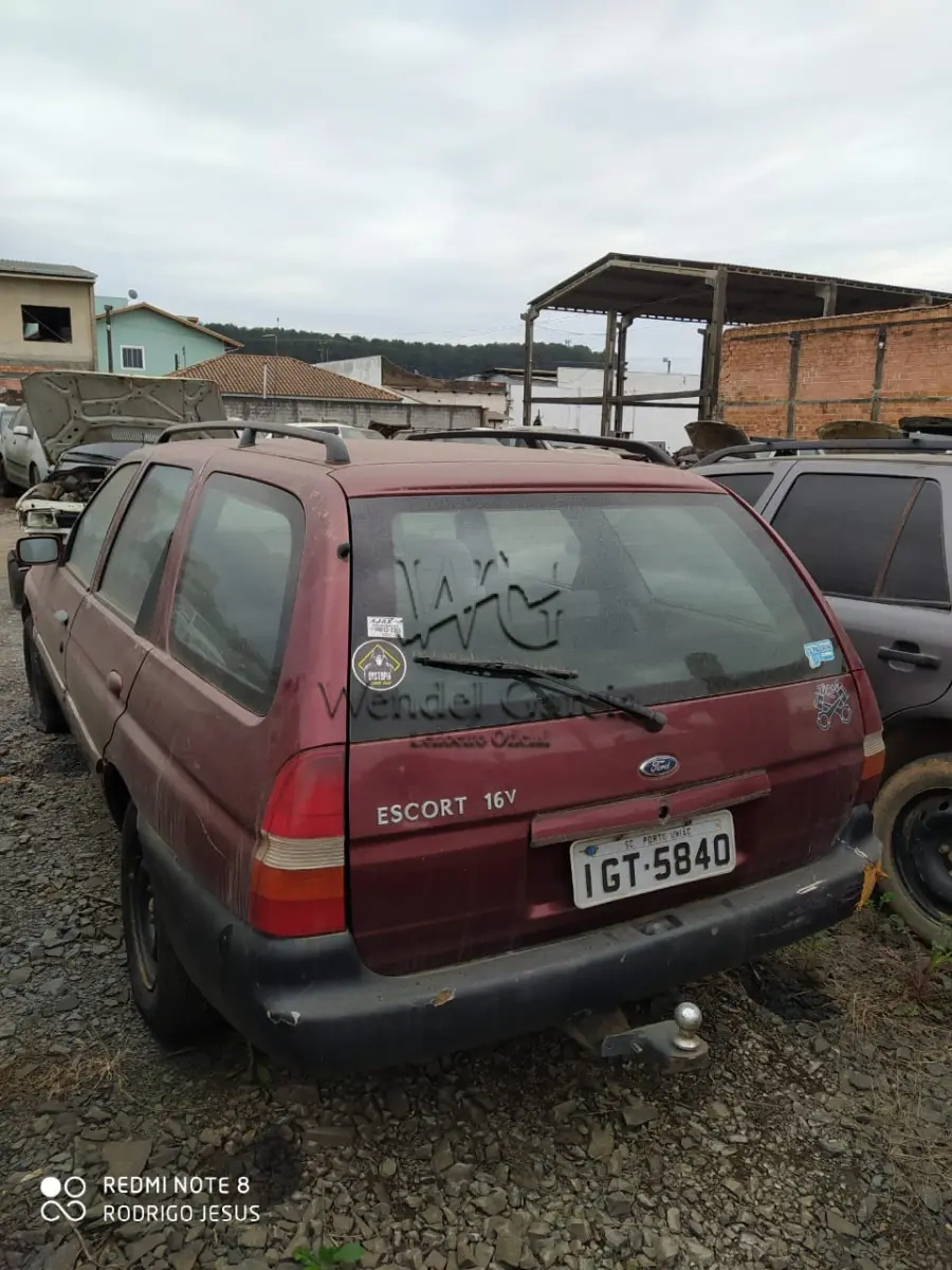 LOTE 270 - SUCATA: IMP/FORD ESCORT GL 16V F
