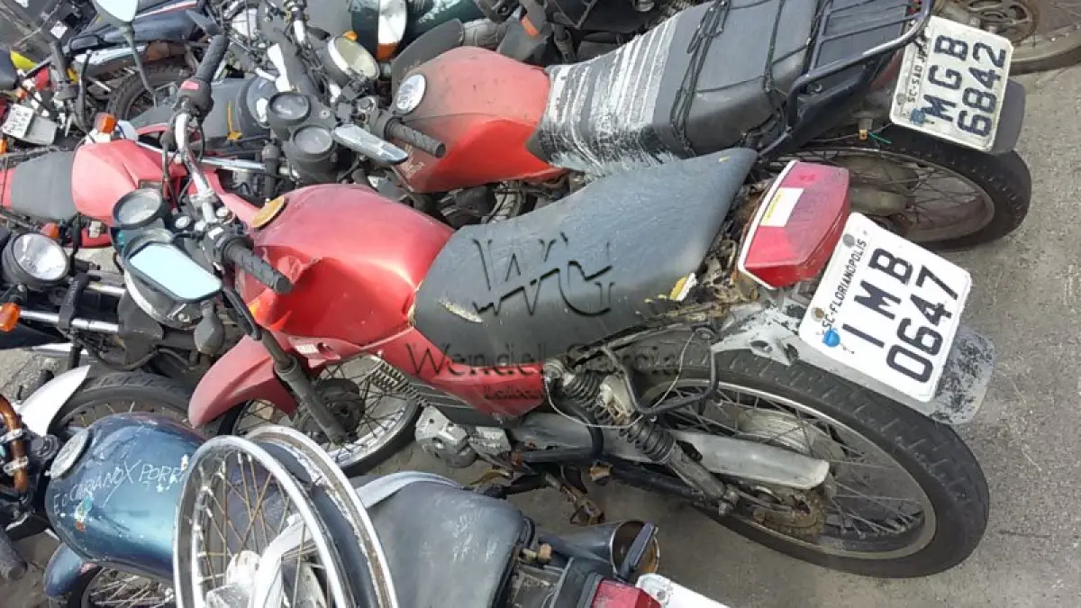 LOTE 594 - SUCATA: YAMAHA/YBR 125K
