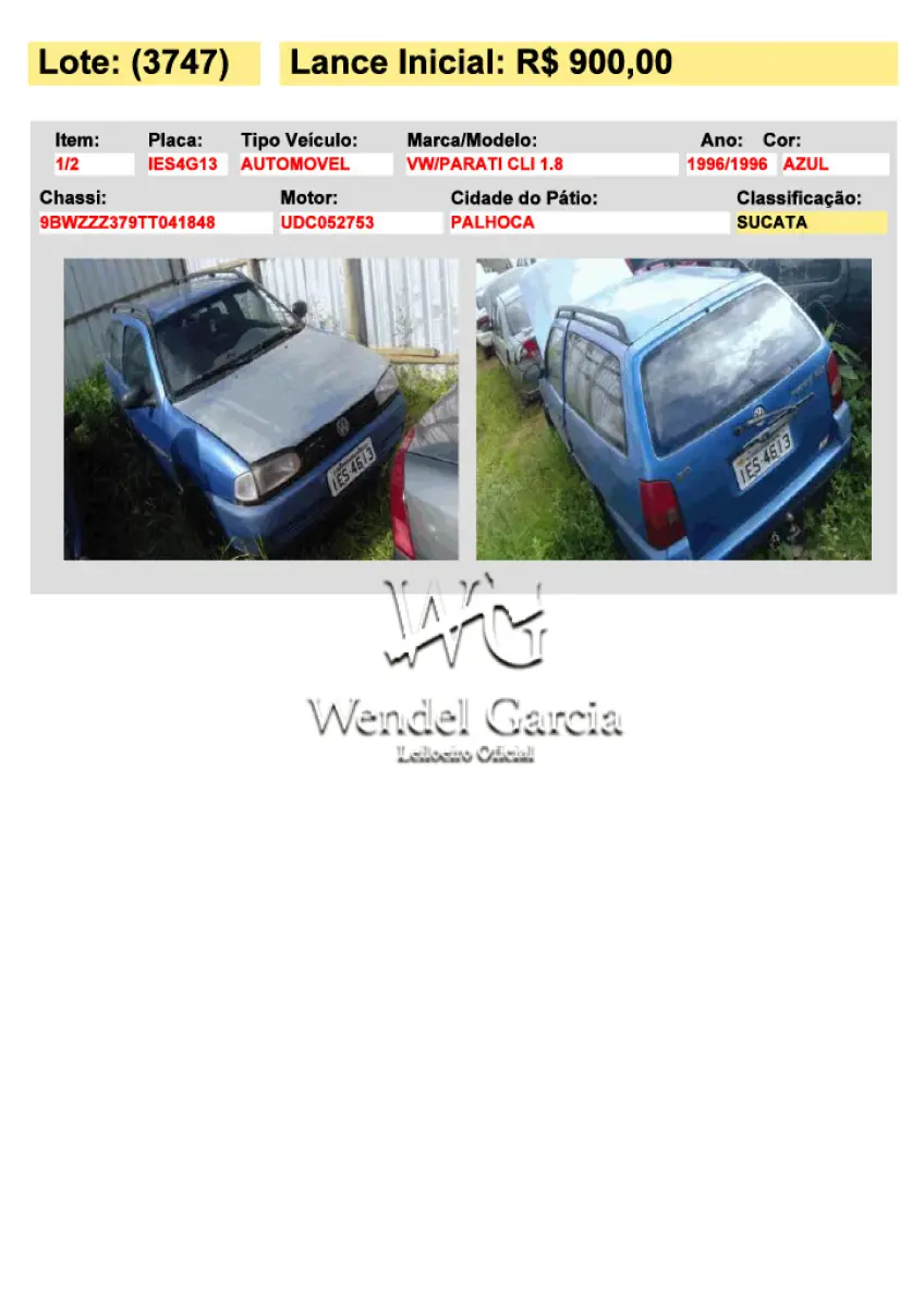 LOTE 3747
