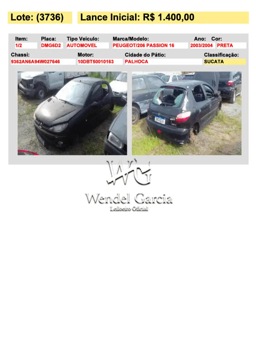 LOTE 3736