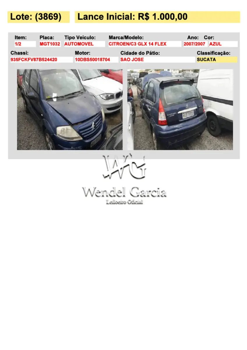 LOTE 3869