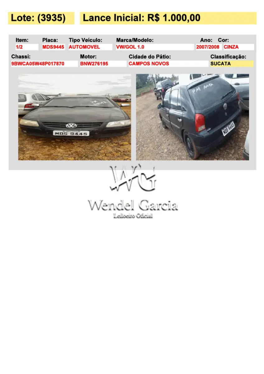 LOTE 3935