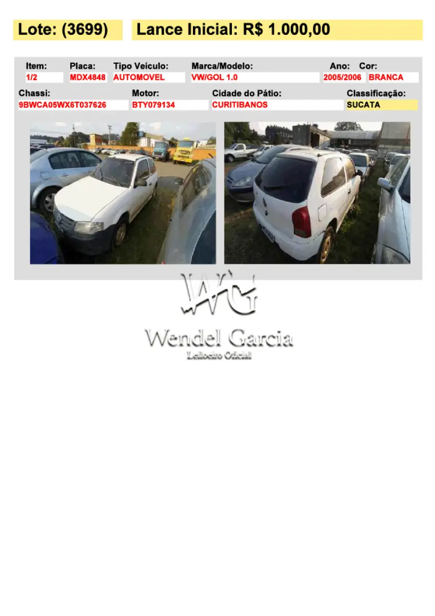 LOTE 3699