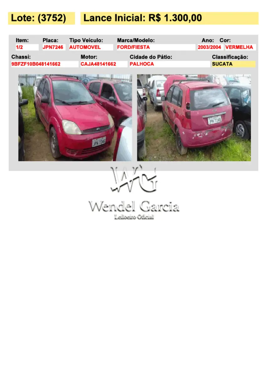LOTE 3752