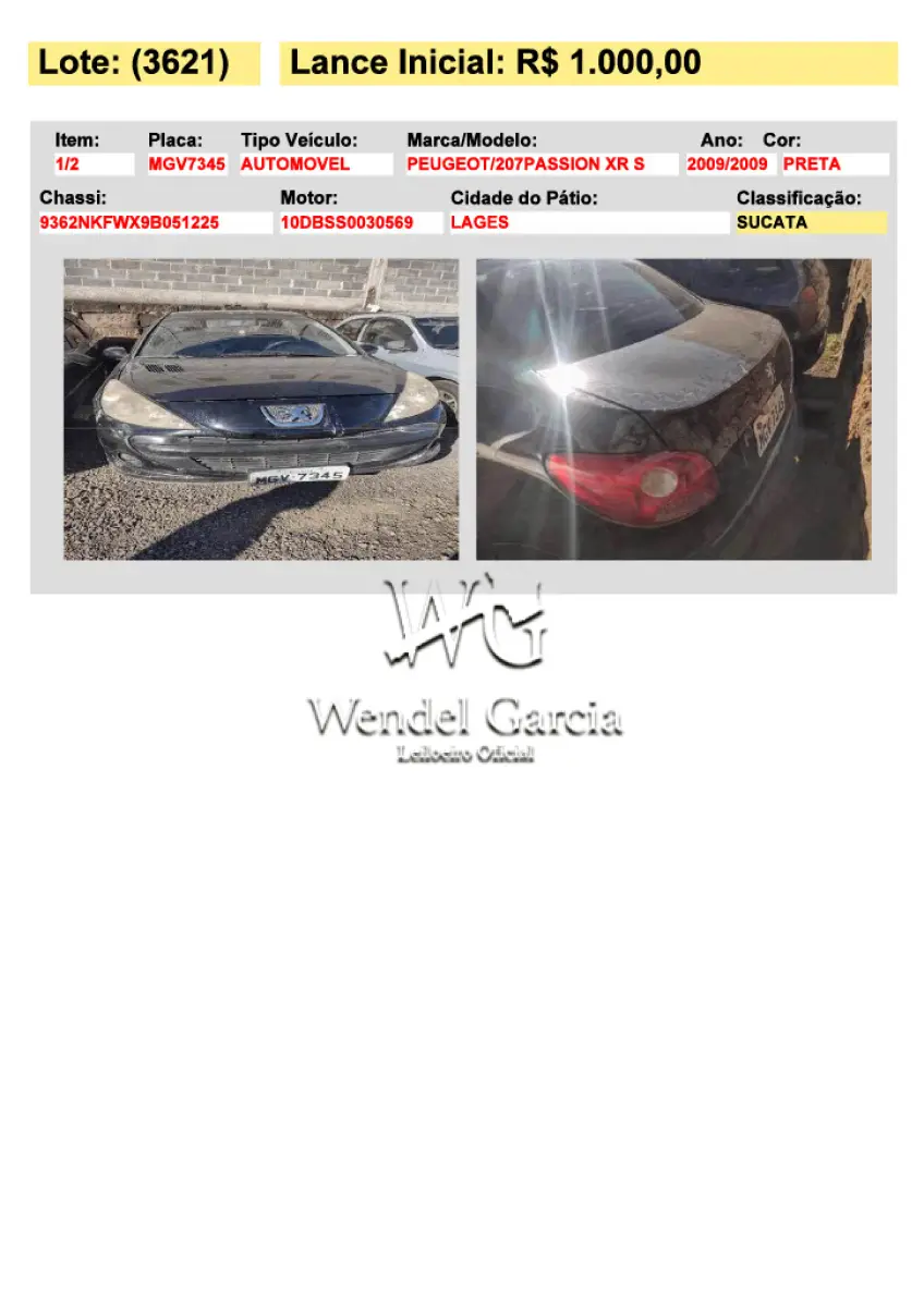 LOTE 3621