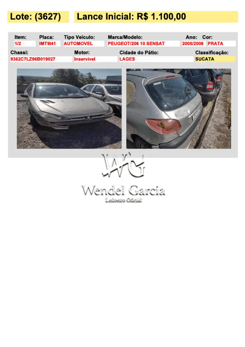 LOTE 3627