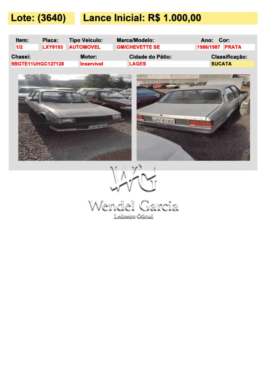 LOTE 3640