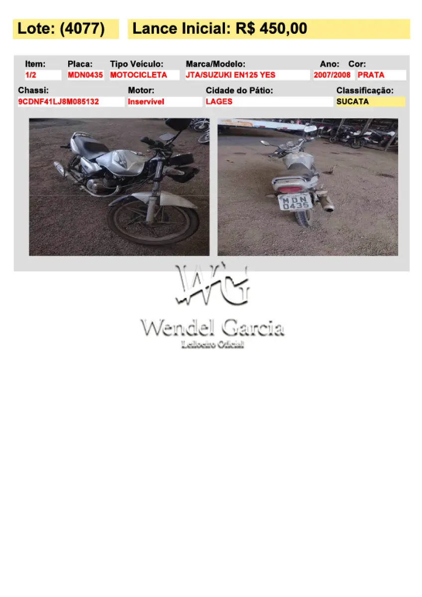 LOTE 4077