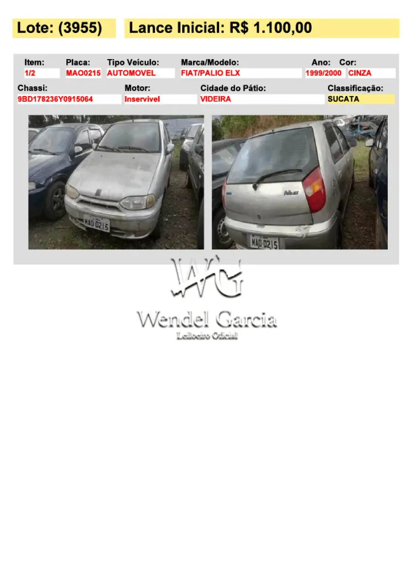 LOTE 3955