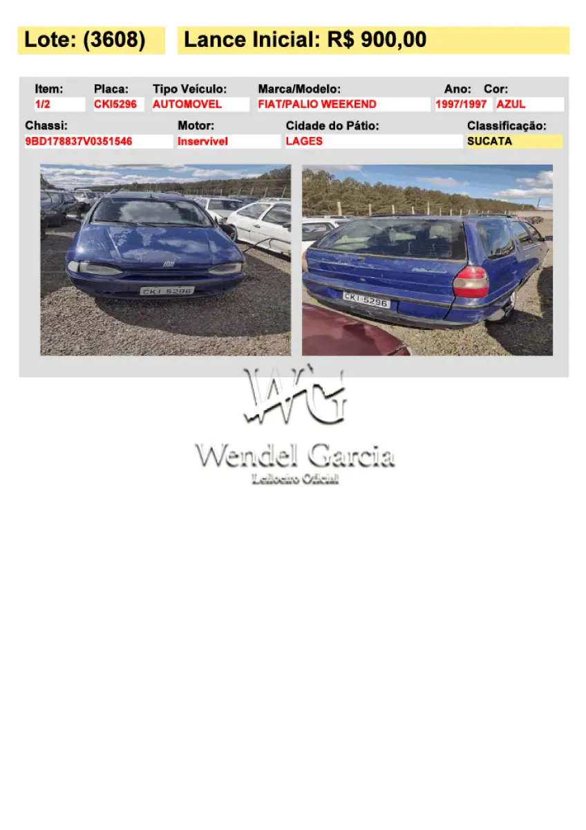 LOTE 3608