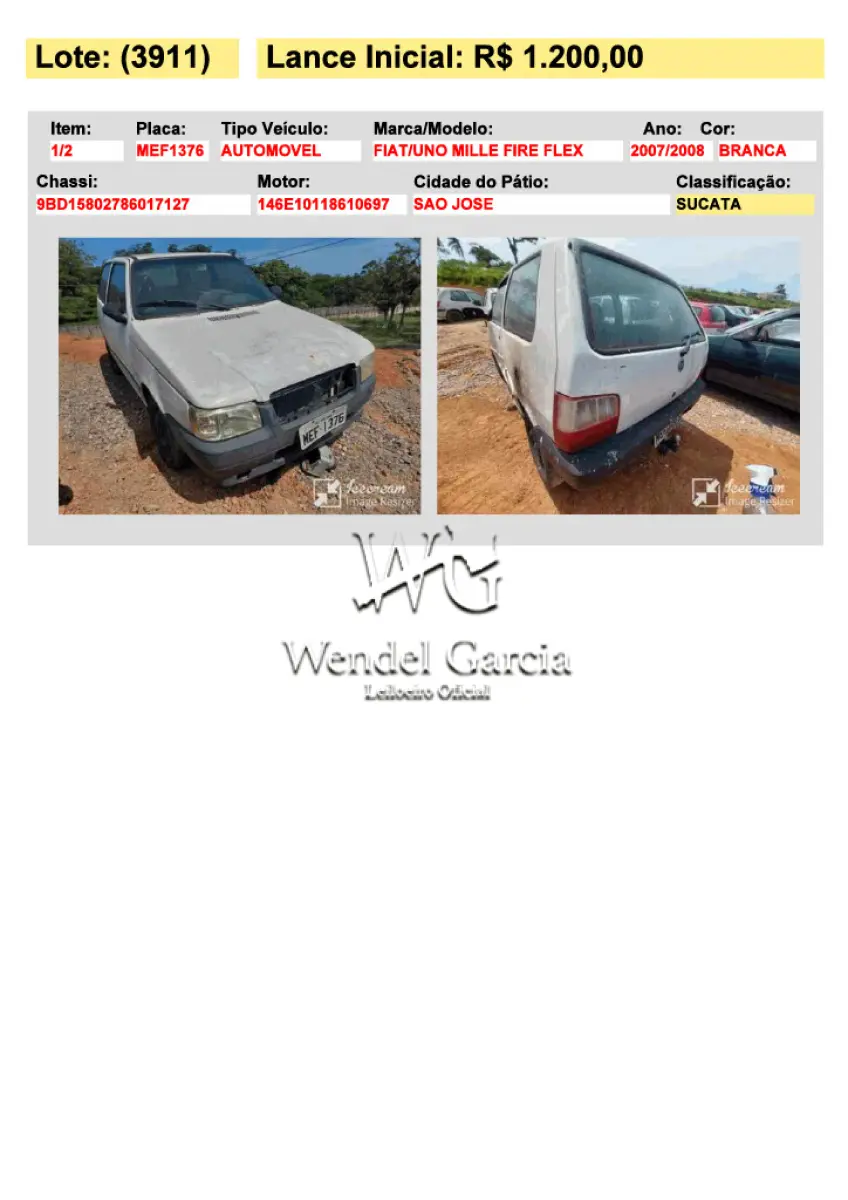 LOTE 3911