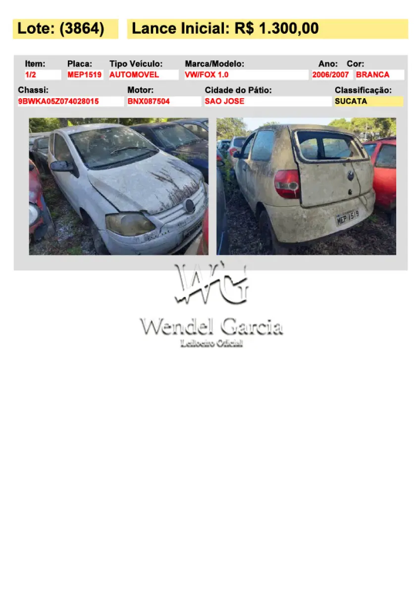 LOTE 3864