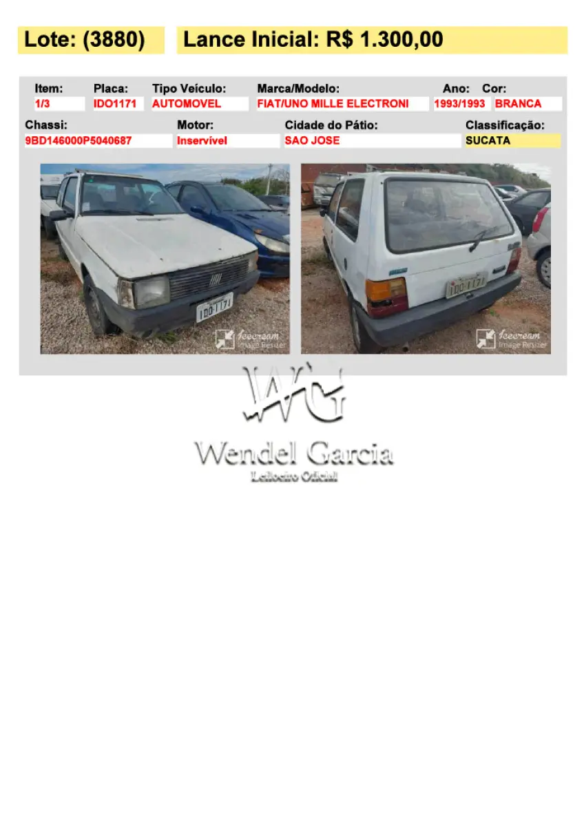 LOTE 3880