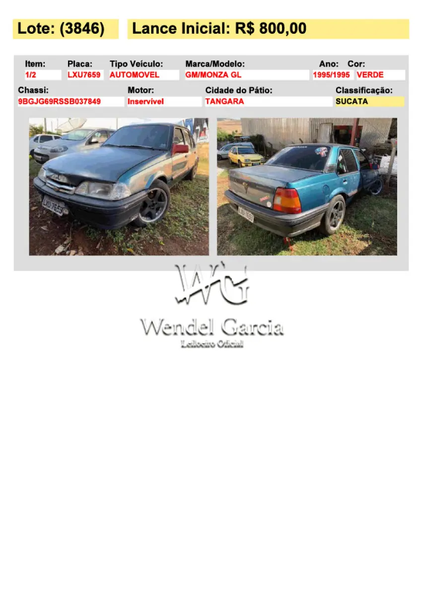 LOTE 3846