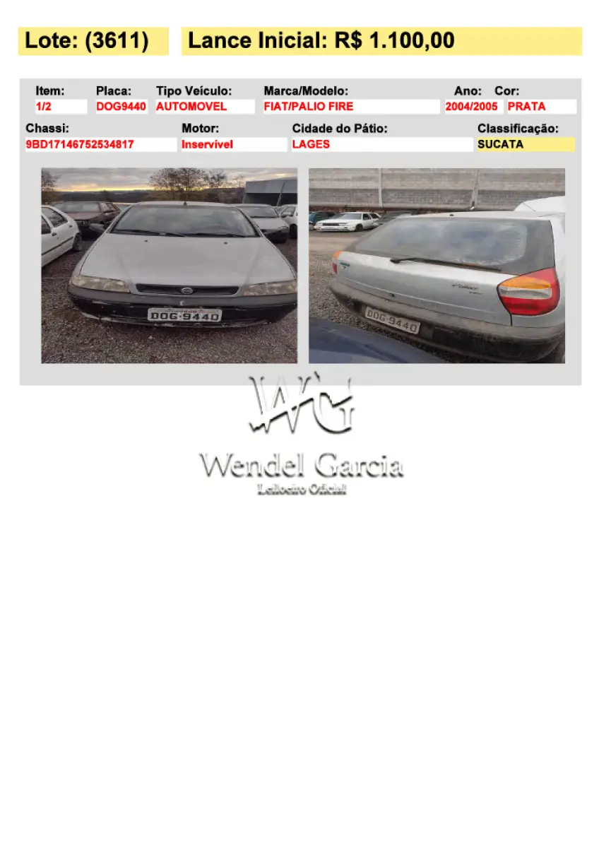 LOTE 3611