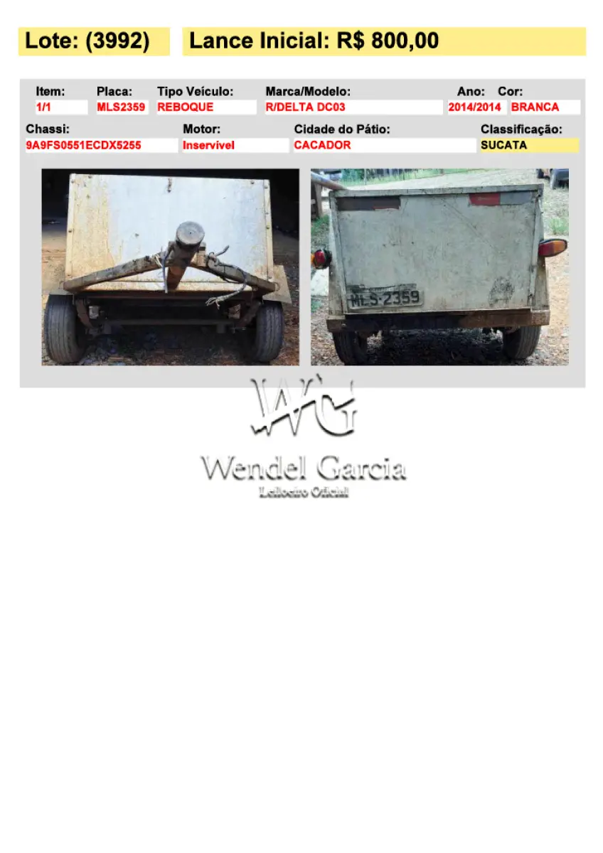 LOTE 3992