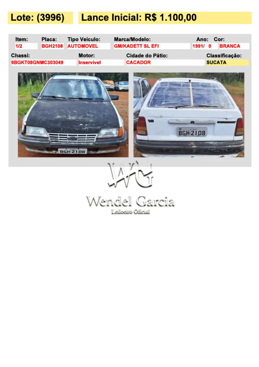 LOTE 3996