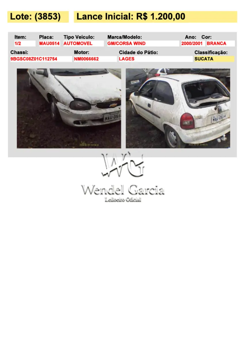 LOTE 3853