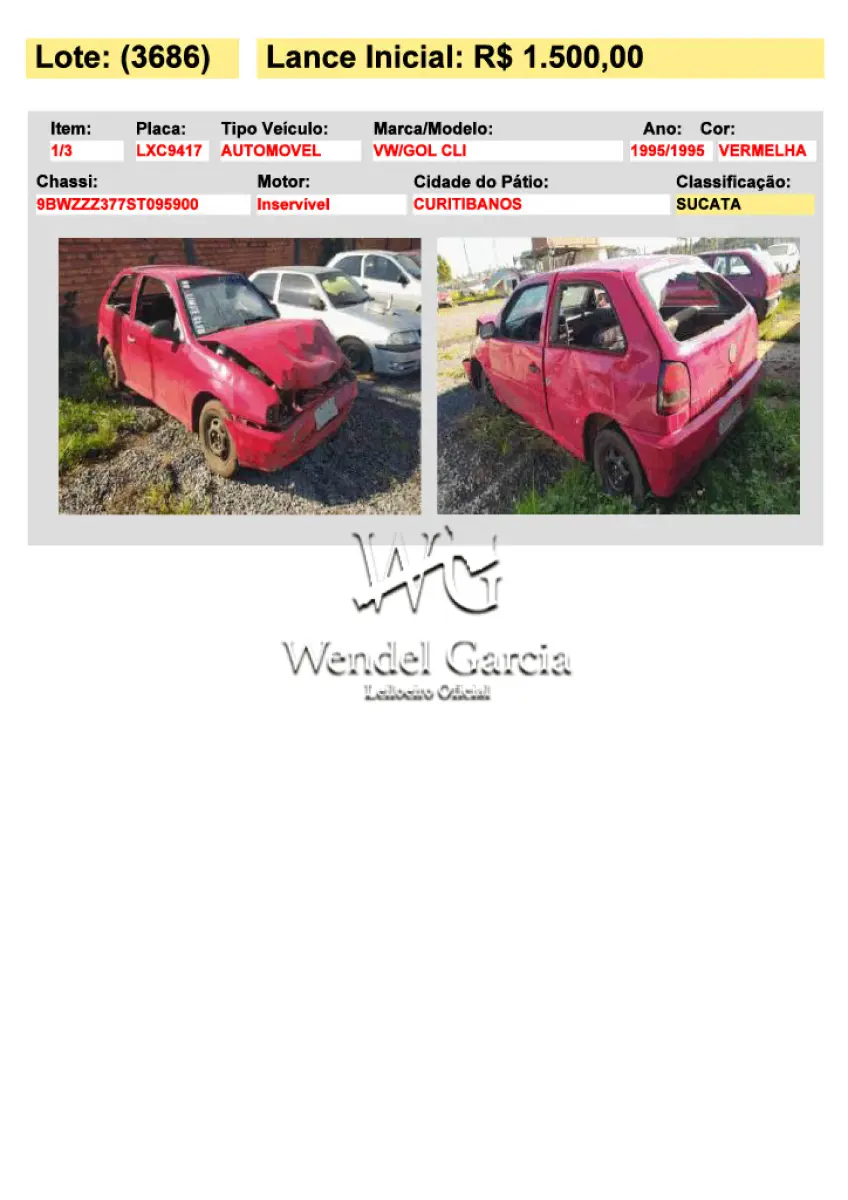 LOTE 3686