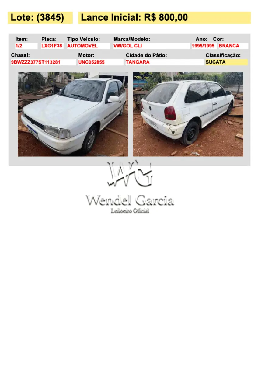 LOTE 3845