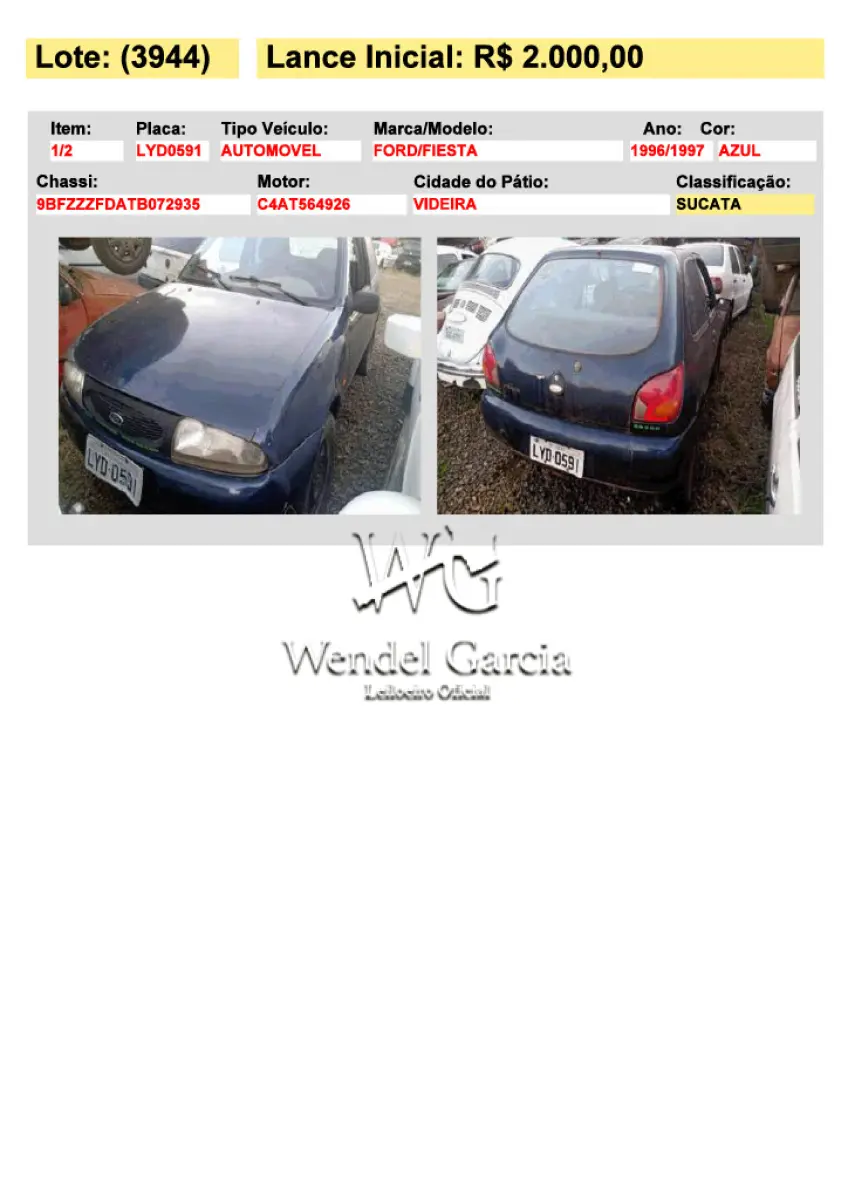 LOTE 3944