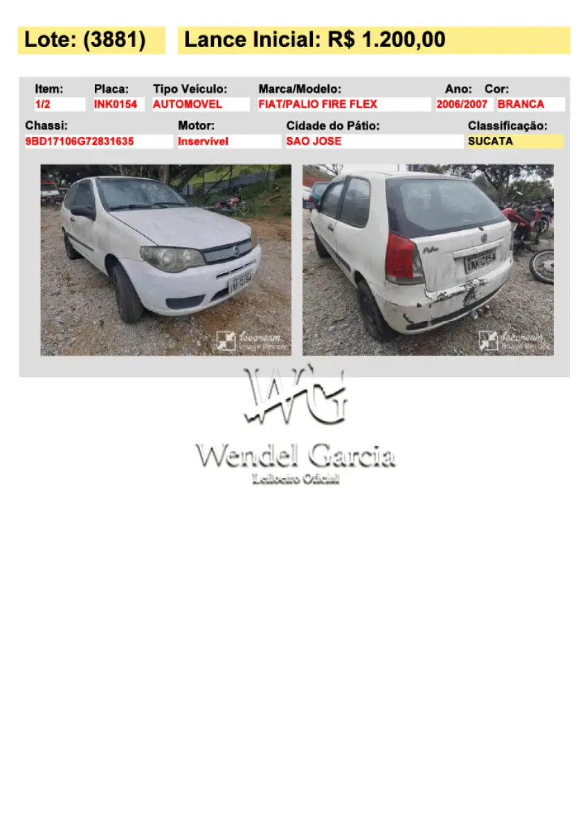 LOTE 3881